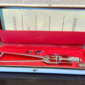 Schiotz Tonometer Vintage Medical 1955 German with Case